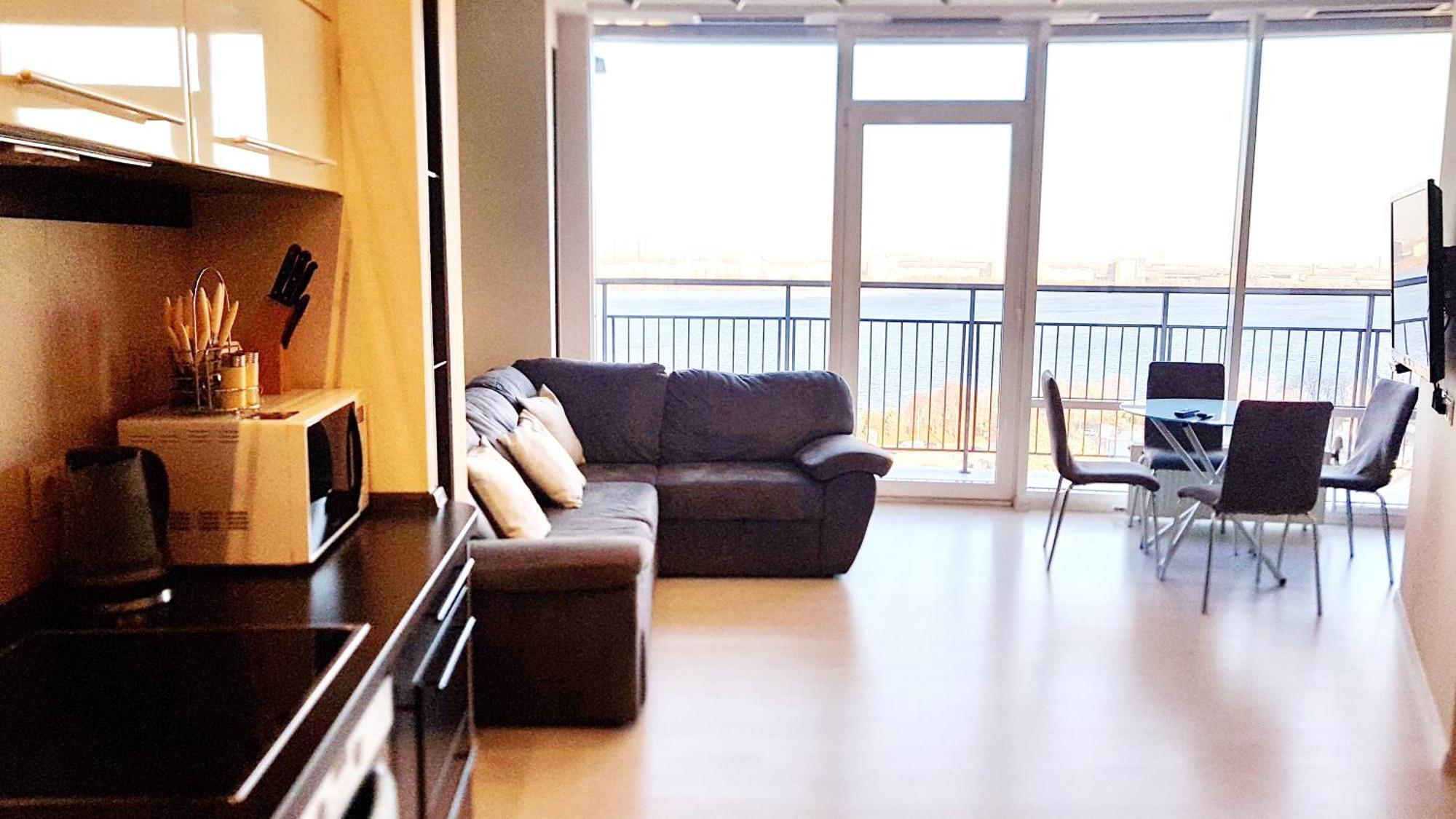 Most City Apart-Hotel Dnipro Quarto foto